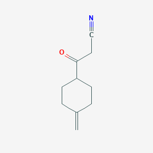 molecular formula C10H13NO B8520339 3-(4-Methylenecyclohexyl)-3-oxopropanenitrile 