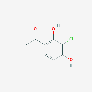 molecular formula C8H7ClO3 B8520398 1-(3-Chloro-2,4-dihydroxy-phenyl)ethanone 