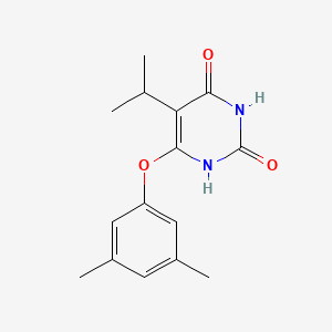 5-Isopropyl-6-(3,5-dimethylphenoxy)-2,4-pyrimidinedione