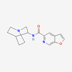 N-1-azabicyclo[2.2.2]oct-3-ylfuro[2,3-c]pyridine-5-carboxamide