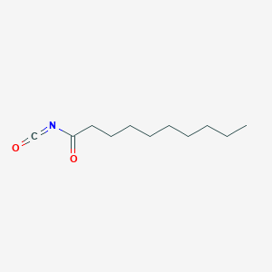 molecular formula C11H19NO2 B8520547 Decanoyl isocyanate 