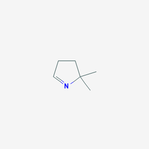 molecular formula C6H11N B8520582 5,5-Dimethyl-1-pyrroline 