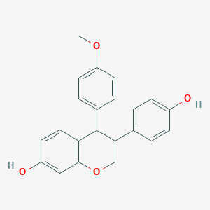 3-(4-Hydroxyphenyl)-4-(4-methoxyphenyl)chroman-7-ol