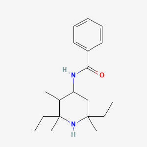 N-(2,6-Diethyl-2,3,6-trimethylpiperidin-4-yl)benzamide