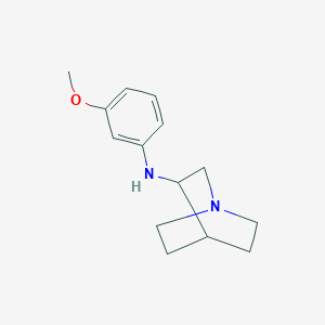 molecular formula C14H20N2O B8520676 N-(3-methoxyphenyl)-1-azabicyclo[2.2.2]octan-3-amine 