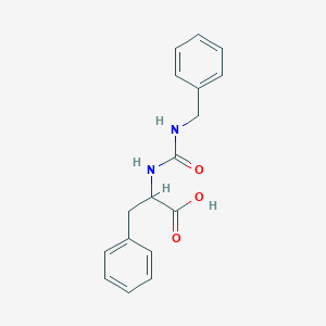 molecular formula C17H18N2O3 B8520687 2-(3-Benzylureido)-3-phenylpropanoic acid 