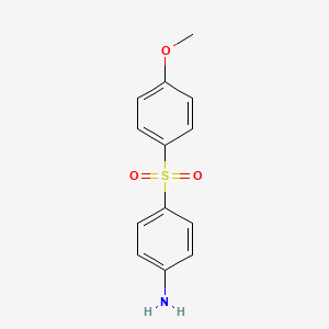 molecular formula C13H13NO3S B8520746 4-(4-Methoxyphenyl)sulfonylaniline CAS No. 17078-72-7