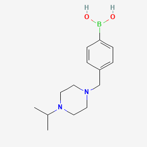 4-((4-Isopropyl-piperazin-1-yl)methyl)-phenyl boronic acid