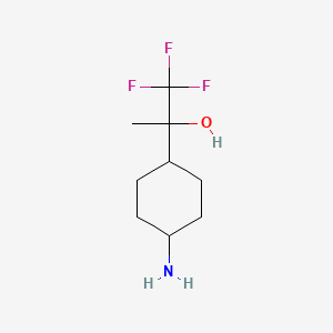2-(4-Aminocyclohexyl)-1,1,1-trifluoro-2-propanol