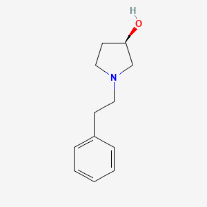 (3R)-1-phenethylpyrrolidin-3-ol