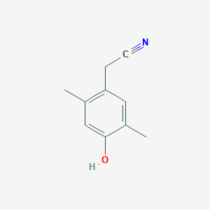 (4-Hydroxy-2,5-dimethylphenyl)acetonitrile