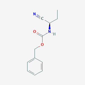 N-benzyloxycarbonyl-(1R)-1-cyanopropylamine