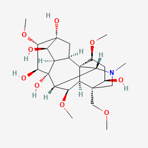 molecular formula C24H39NO9 B8520833 Mesaconine 