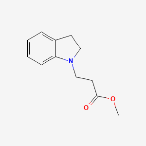 2,3-Dihydro-1H-indole-1-propanoic acid methyl ester
