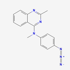 4-Quinazolinamine, N-(4-azidophenyl)-N,2-dimethyl-