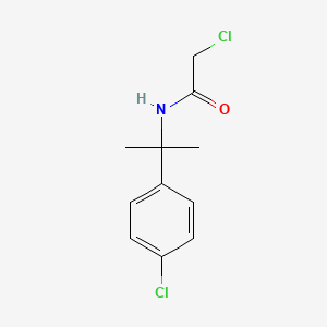 2-chloro-N-[1-(4-chlorophenyl)-1-methylethyl]-acetamide