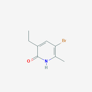 5-bromo-3-ethyl-6-methyl-1H-pyridin-2-one