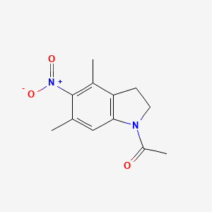 1-Acetyl-4,6-dimethyl-5-nitroindoline