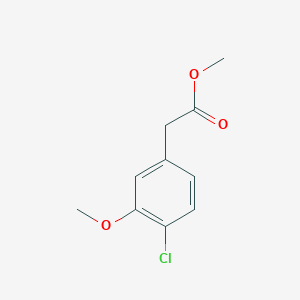 molecular formula C10H11ClO3 B8521011 Methyl(4-chloro-3-methoxyphenyl)acetate 