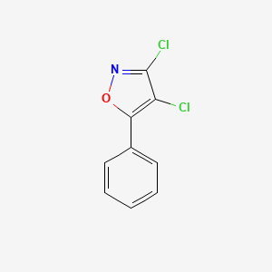 molecular formula C9H5Cl2NO B8521054 3,4-Dichloro-5-phenylisoxazole CAS No. 10557-75-2