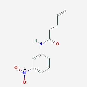 molecular formula C11H12N2O3 B8521260 N-(3-Nitrophenyl)-4-pentenamide 