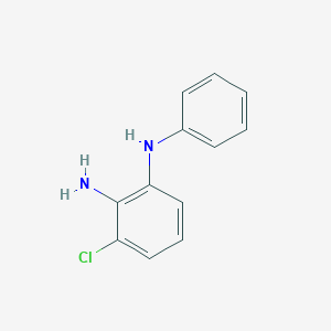 molecular formula C12H11ClN2 B8521352 3-Chloro-N1-phenylbenzene-1,2-diamine 