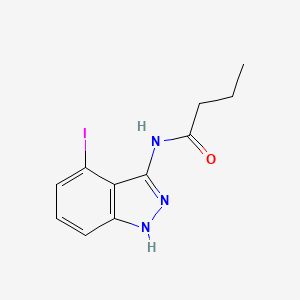 N-[4-iodo-1H-indazol-3-yl]butanamide