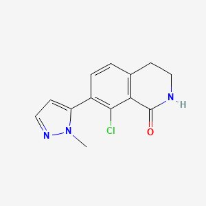 8-chloro-7-(1-methyl-1H-pyrazol-5-yl)-3,4-dihydroisoquinolin-1(2H)-one