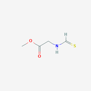 molecular formula C4H7NO2S B8521485 Methyl thioformylglycinate 