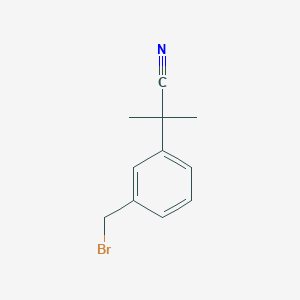 2-(3-(Bromomethyl)phenyl)-2-methylpropanenitrile