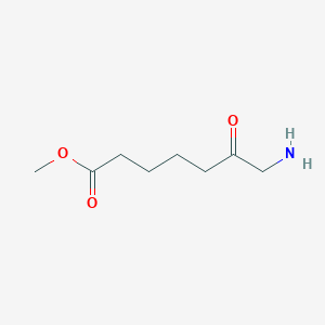 molecular formula C8H15NO3 B8521559 7-Amino-6-oxo-heptanoic acid methyl ester 