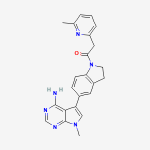 molecular formula C23H22N6O B8521645 Perk-IN-6 
