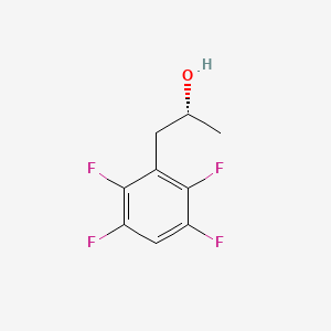 molecular formula C9H8F4O B8521828 (2R)-1-(2,3,5,6-Tetrafluorophenyl)propan-2-ol 