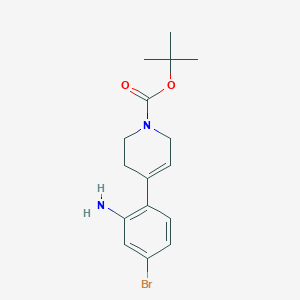 tert-butyl 4-(2-amino-4-bromophenyl)-5,6-dihydropyridine-1(2H)-carboxylate