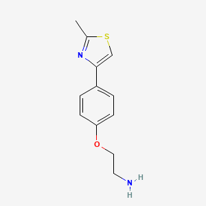 2-[4-(2-Methyl-thiazol-4-yl)-phenoxy]-ethylamine