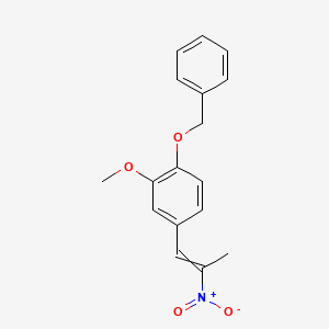 1-(Benzyloxy)-2-methoxy-4-(2-nitroprop-1-en-1-yl)benzene