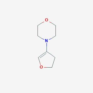 molecular formula C8H13NO2 B008522 4-(4,5-Dihydrofuran-3-yl)morpholine CAS No. 106183-61-3