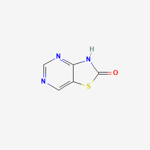 molecular formula C5H3N3OS B8522092 Thiazolo[4,5-d]pyrimidin-2-one 