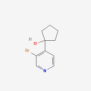 molecular formula C10H12BrNO B8522152 1-(3-Bromo-pyridin-4-yl)-cyclopentanol 