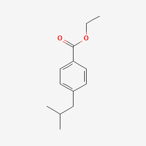 molecular formula C13H18O2 B8522230 4-Isobutylbenzoic acid ethyl ester 