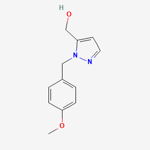 molecular formula C12H14N2O2 B8522270 (1-(4-methoxybenzyl)-1H-pyrazol-5-yl)methanol 
