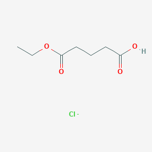 5-Ethoxy-5-oxopentanoic acid;chloride