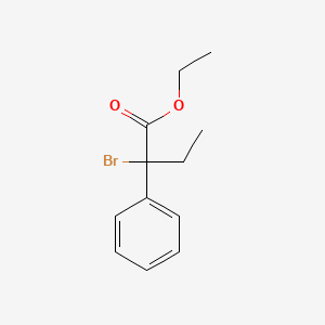 Benzeneacetic acid, alpha-bromo-alpha-ethyl-, ethyl ester