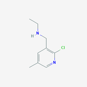 (2-Chloro-5-methyl-pyridin-3-ylmethyl)-ethyl-amine