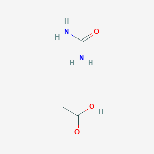 molecular formula C3H8N2O3 B8522336 Urea, monoacetate CAS No. 17103-34-3