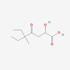 5-Ethyl-2-hydroxy-5-methyl-4-oxoheptanoic acid