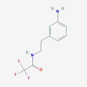 N-[2-(3-aminophenyl)ethyl]-2,2,2-trifluoroacetamide