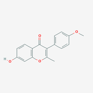 B085224 7-hydroxy-3-(4-methoxyphenyl)-2-methyl-4H-chromen-4-one CAS No. 13004-42-7