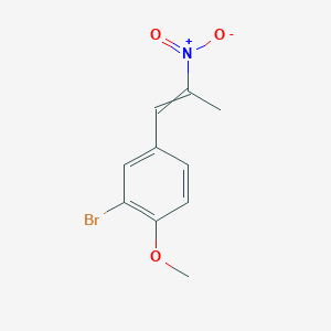 molecular formula C10H10BrNO3 B8522404 1-(3-Bromo-4-methoxyphenyl)-2-nitropropene 