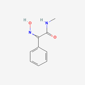 molecular formula C9H10N2O2 B8522443 2-(hydroxyimino)-N-methyl-2-phenylacetamide 